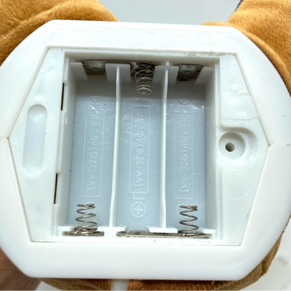 Gemmy Animated Reindeer Mustache Santa Hat Up On The Housetop Plush EUC - Picture 9 of 10